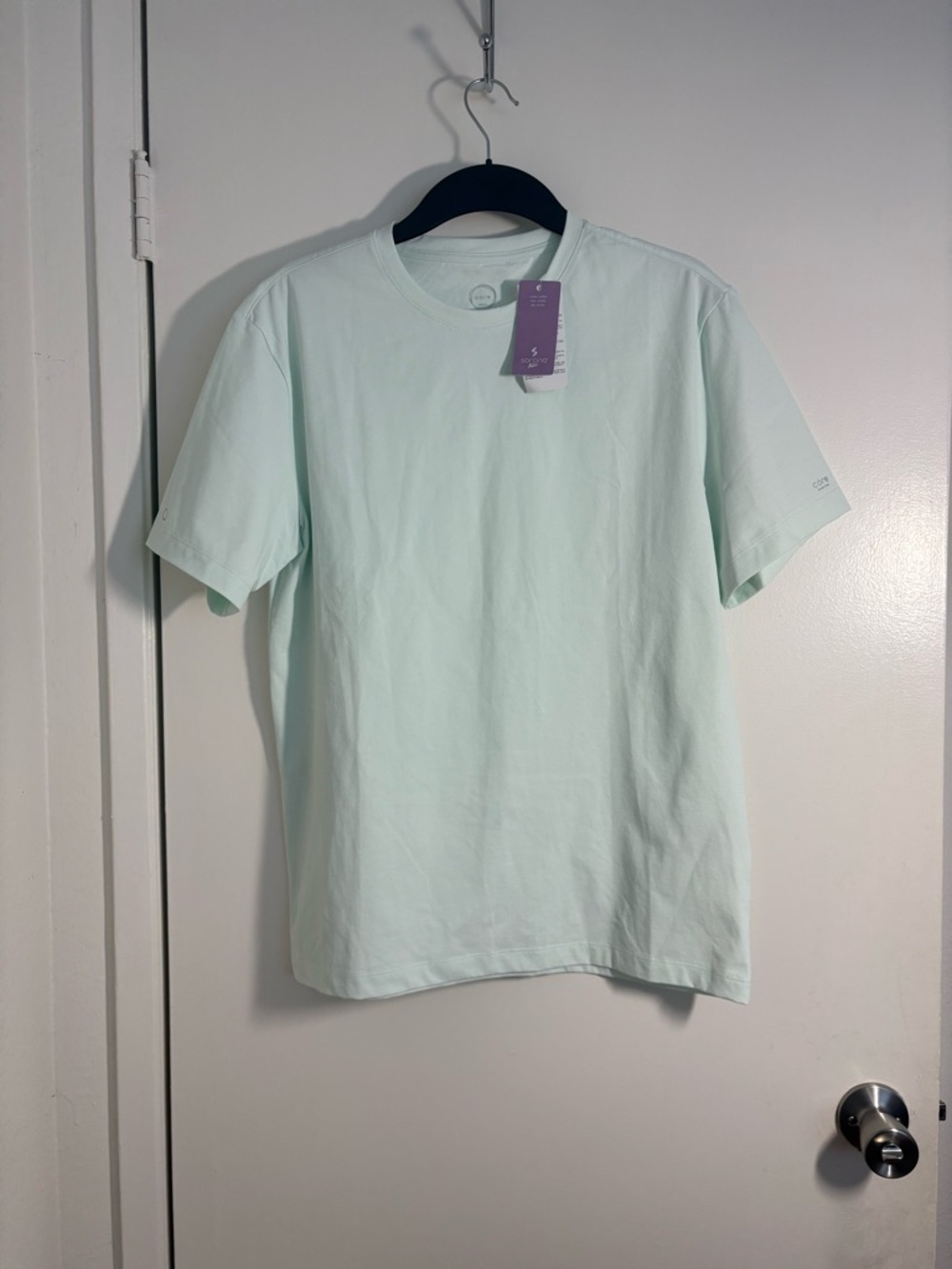 SORONA AGILE CORE Classic Crew Neck T-Shirt in Pale Mint